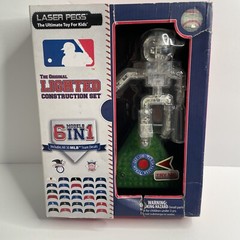 Laser Pegs Lighted Construction Set 6 In 1 Models 30 MLB Team Decals NEW