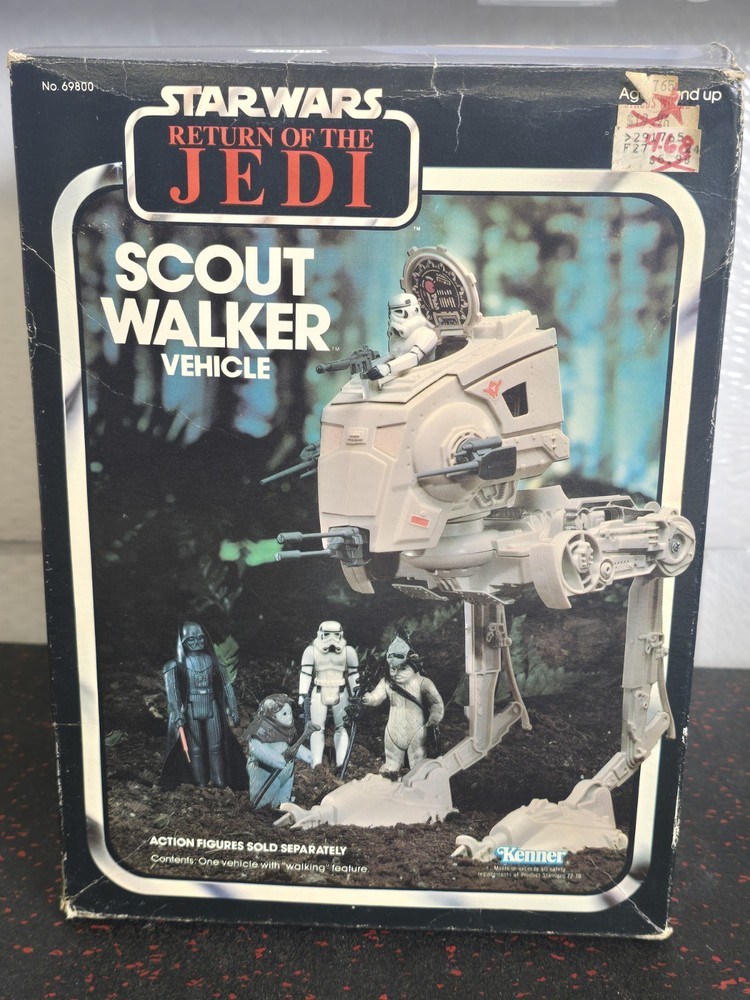 Vintage 1983 Kenner Star Wars ROTJ * AT-ST SCOUT WALKER * NEW IN BOX! * UNUSED!