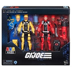 NEW G.I. Joe Classified Series #169 G.I. Joe Diver Vs. Cobra Diver 6″ Figures