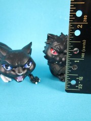 Warrior Cats Series 1 Mystery Figure Lot – SCOURGE + YELLOWFANG – Opened Package