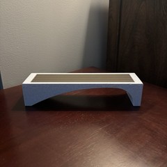 Pro Fingerboard Wave Bench Ledge Obstacle | “Wood” Inlay & “Marble” Plaza Arch