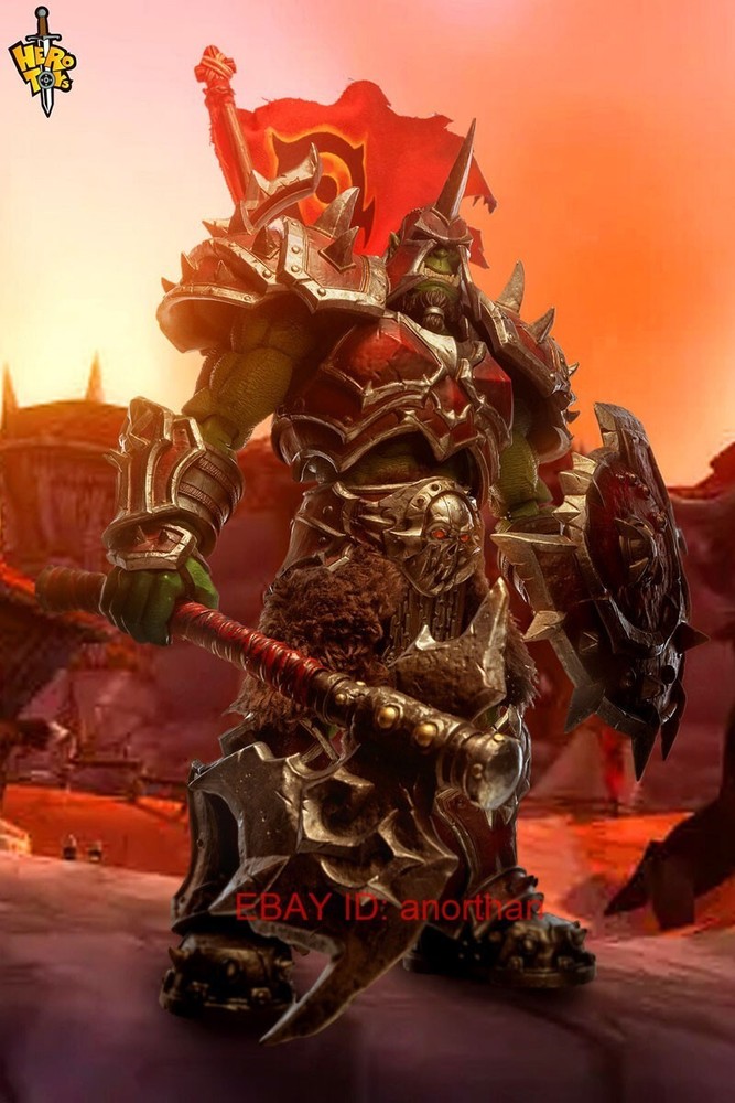 Hero Toys Warcraft Orc Kor’kron Elite Warrior 7″ Aciton Figure Gift In Stock