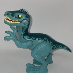 Hasbro Jurassic World Velociraptor Dinosaur Figure Poseable Teal #7726