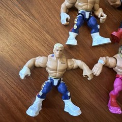 Lot Of 4 Mattel WWE Knuckle Crunchers Rebound Ring Costco Exclusive Figure