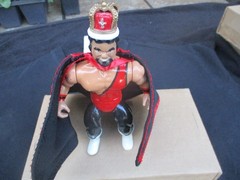 Remco AWA Custom Jerry The King Lawler Robe & Crown Wrestling Figure 1985