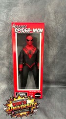 Custom 8″ Mego Scale SpiderMan Assassin Peter Parker Action Figure & Display Box