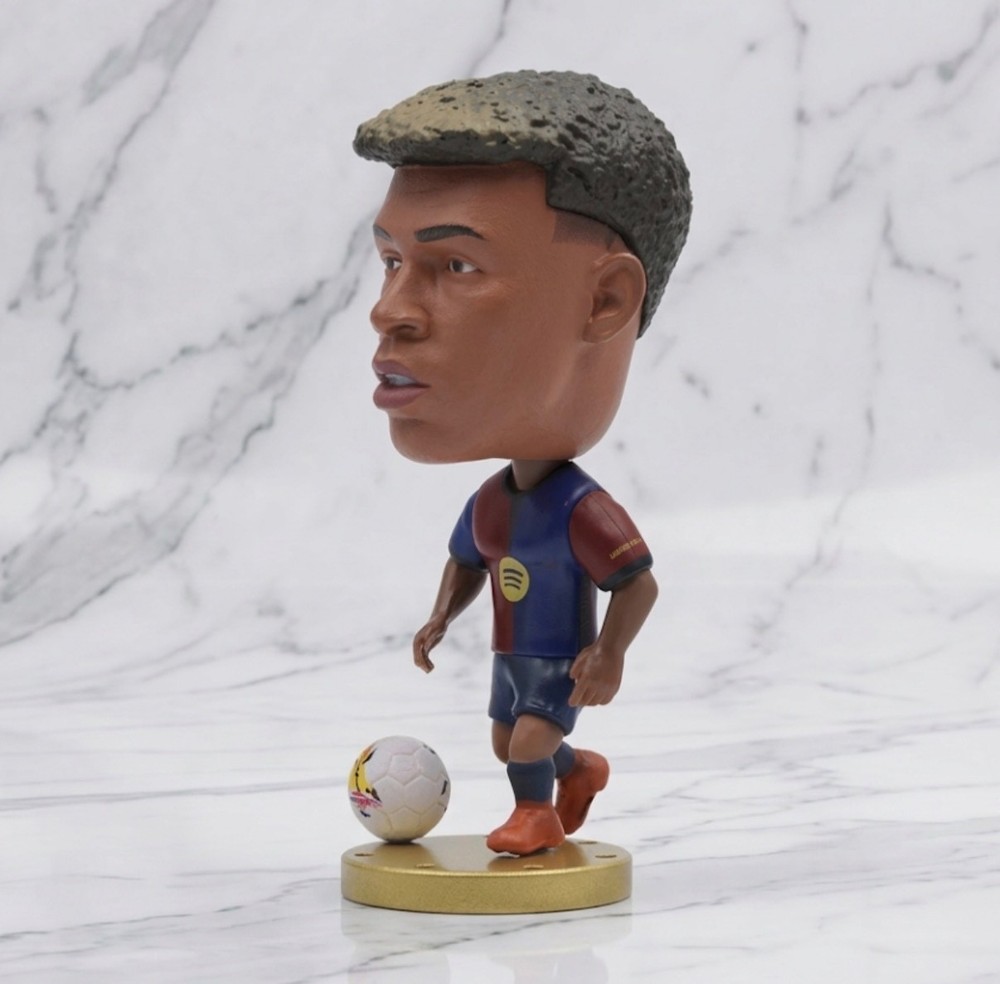 Lamine Yamal Figure Barcelona Toy Figurine EPL Soccer 6.5cm Football Collectible