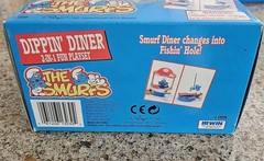 NRFB NEW Irwin Peyo Smurfs Dippin’ Diner 2-In-1 Fun Playset Smurf Diner VTG 1996
