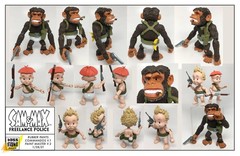 Sam and Max: Rubber Pants Commandos Deluxe Action Figure Set – Multicolor