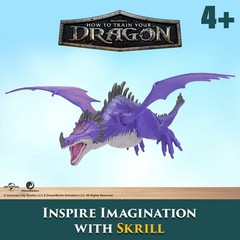 Dreamworks How To Train Your Dragon 4×:Toothless, Rumblehorn, Skrill, Gronckle🆕