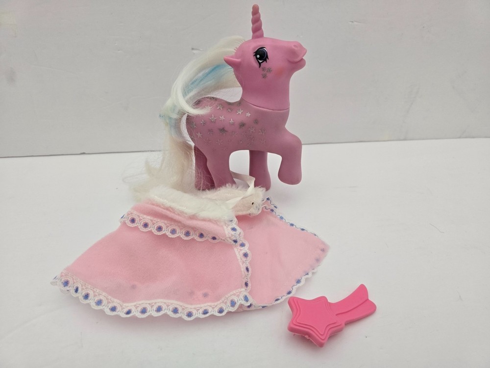 Vtg My Little Pony G1 Twice as Fancy Ponies Unicorn MILKY WAY w/accessories