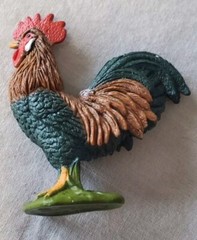 SCHLEICH 13825 Rooster Farm World Toy Figurine Plastic Toy
