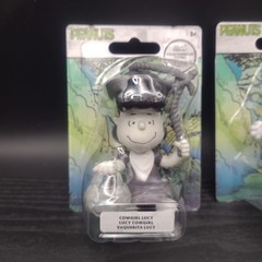 Lot Of 3 Halloween Peanuts B & W Mini Figures Snoopy Lucy Charlie Brown New