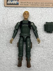 Vintage 1982 Straight Arm Short Fuze G.I. GI Joe v1 100% Complete Figure 3.75