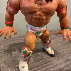 WWF Hasbro The Ultimate Warrior Titan Sports Wrestling Series 2 Action Works