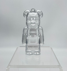 Medicom Bearbrick 100% Clear Display Case Protector And Keychain – NEW