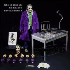 US Stock The Dark Knight Joker Action Figure Doll 1/6 Model Statue Ornament Toy