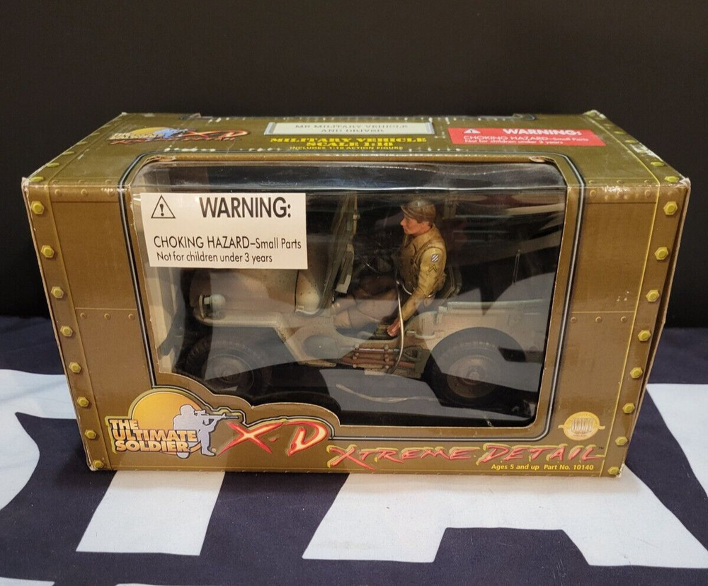 MB Military Jeep Vehicle & Driver ULTIMATE SOLDIER 21st Century Toys 1:18 NEW