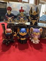 52 Toys X Aaru Garden Egyptian Gods 6 Piece With Open Box