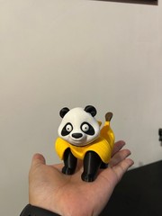 Pandaccini Bananini – Articulated Italian Brainrot Figurine Toy Kids & Adults