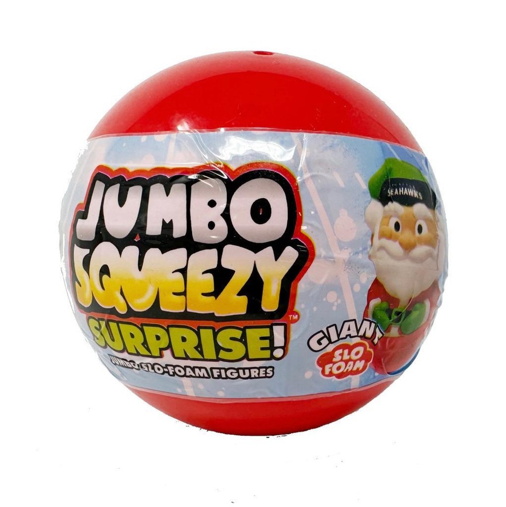 NFL SqueezyMates Jumbo 5″ Santa New Foam Figures – YOU CHOOSE!