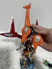 Bandai Power Rangers Wild Force Deluxe DX Isis Megazord (Gao Icarus) Complete