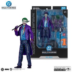 DC Multiverse McFarlane Edition Joker (Batman 1989) 7″ Figure w FREE POSTER