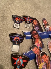 WWE WWF Jakks BCA Bone Crushing Action Insert Lot Stone Cold Razor Diesel Bret