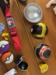 Pikachu Pokemon Clip N Go Poke Ball Adjustable Belt, balls, shooters, etc
