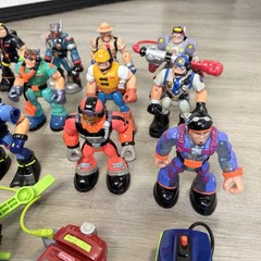 Rescue Heroes Mattel Fisher Price Lot Of 12 Action Figures Used See Pics