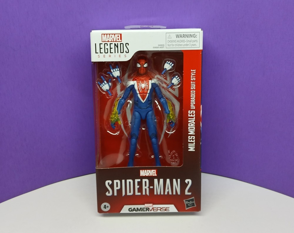 Marvel Legends Spider-Man 2 Gamerverse Miles Morales Upgraded Suit Style Figure