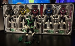 Hasbro Power Rangers Lightning Collection In Space Psycho Rangers 5 Pack + Green