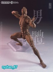 Romankey X COWL 1/12 Flexible 6″ Action Figure Male Black Strong Joint Body&Head