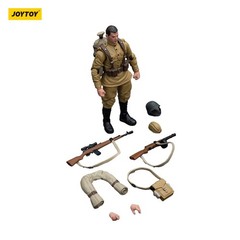 JOYTOY 1:18 action figures Army model WWII Soviet Infantry 3.9in toys