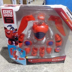 Big Hero 6 Baymax Armor-Up Action Figure Toy Model 16cm Robot Gift for Kids