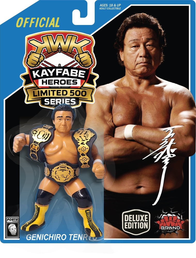 Pre-Order KWK Kayfabe Heroes Deluxe Genichiro Tenryu Limited 500 Series 1/500