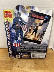 Marvel Select Captain America Hero Action Figure w/Detailed Base New In Package