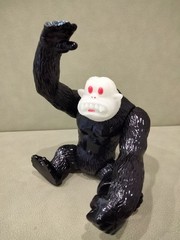 Trash Goodz Large Gorilla Glow in the Dark Sofubi Soft Vinyl Figure 7.9in