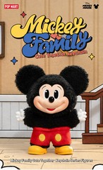 POP MART Mickey Family Cute Together Keychain Series Confirmed Figure Plush Doll