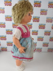 Vintage 50s 60s Blonde Doll Approximately 60 Cm Large Girl Doll (Athena?)