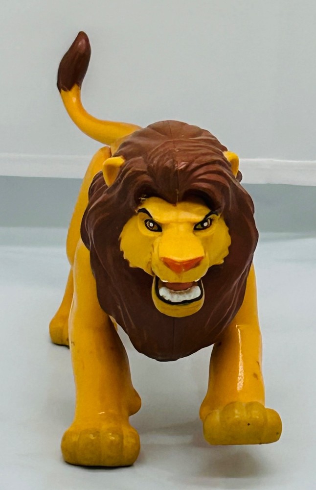 The Lion King Fighting Action Adult SIMBA Vintage 1994 Disney Toy Figure Battle