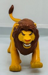 The Lion King Fighting Action Adult SIMBA Vintage 1994 Disney Toy Figure Battle