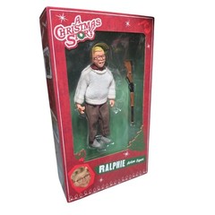 NECA A CHRISTMAS STORY RALPHIE + OLD MAN 8” CLOTH ACTION FIGURES FIGURE SET OF 2