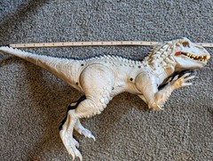 Jurassic World Park Bashers & Biters 8 Pc Lot Indominous Roar Light Up Dinosaurs