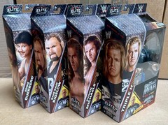 WWE Elite Monday Night Wars Complete Set of 4, (Greatest Hits) w/ Vincent BAF