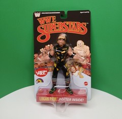 WWE Superstars LJN 1980s Retro Logan Paul Black Card 8″ ( NOT MINT PACKAGING )