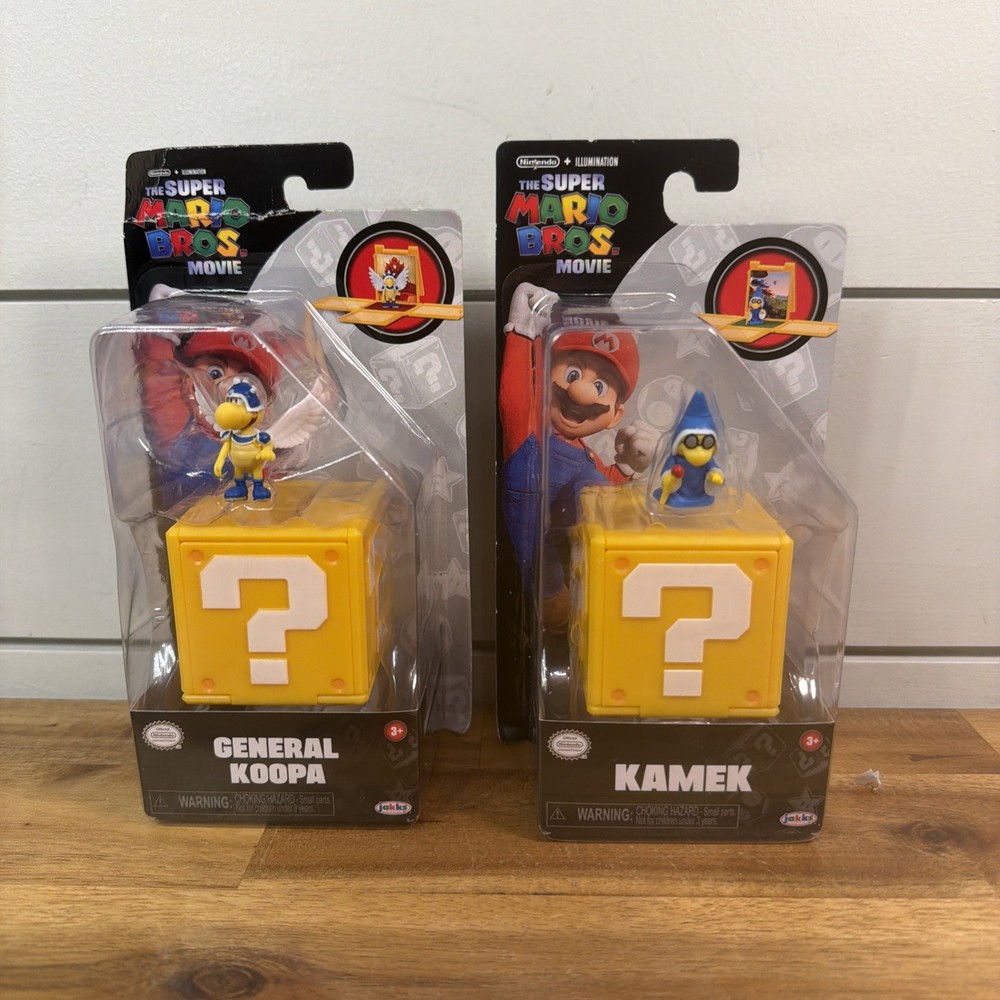 Super Mario Bros Movie Kamek & General Koopa Figure Jakks Nintendo Illumination