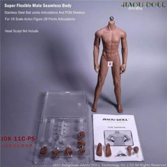 JIAOU DOLL 1/6 Seamless Male Body Doll Man figure fit 12″ Phicen Hot Toys New