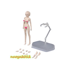 US 86TOYS 1:12 T86-ST03-A Pale Skin Large Bust 6in Female Joint Figure Head Body
