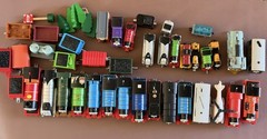 Lot Of 40+ Thomas The Train, trains, Battery powered, Diecast, Wood